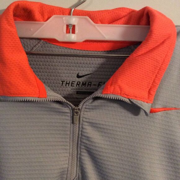 Nike Mens Therma Fit 1/4 zip golf swoosh jacket Large L athletic sportswear - Picture 2 of 4